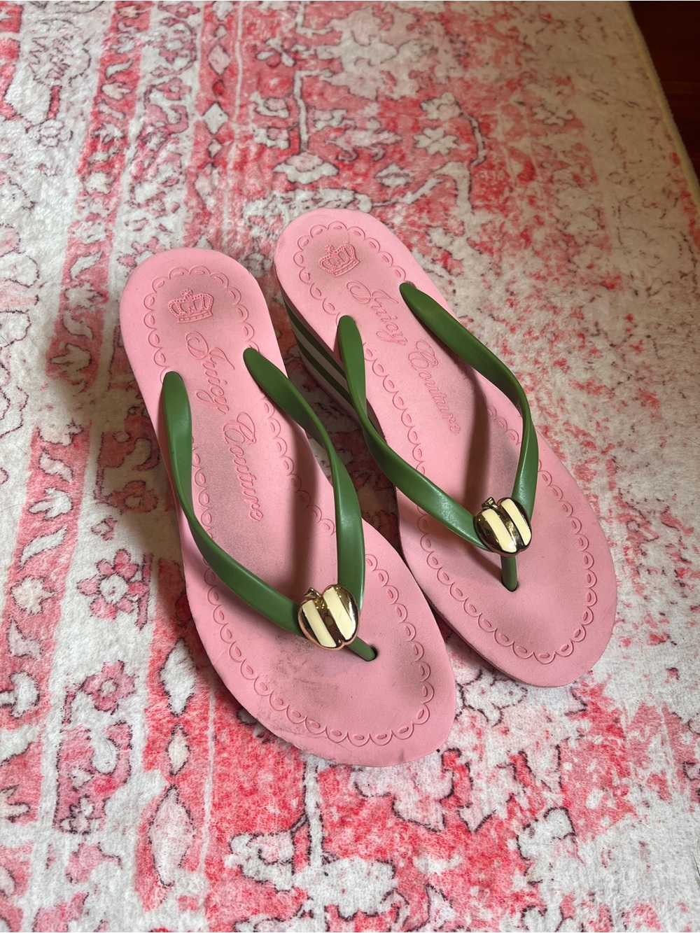 Juicy Couture Vintage Rare Wedge Sandals